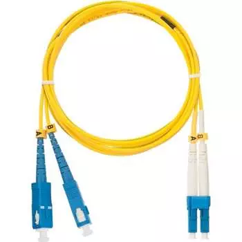 Переходной волоконно-оптический шнур NIKOMAX NMF-PC2S2C2-SCU-LCU-005
