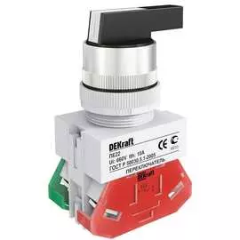 Переключатель DEKraft ПЕ22-ALC-2-BLK 25055DEK