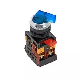 Переключатель ekf anlc-22 3p 2 позиции синий с подсветкой 1но+1нз psw-anlc-3p-b-380 2298158