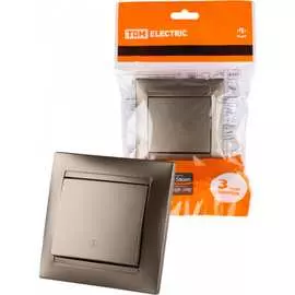 Перекрестный одноклавишный выключатель TDM ELECTRIC Лама SQ1815-0736