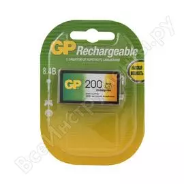 Перезаряжаемый аккумулятор GP 20R8H 20R8H-2CRU1