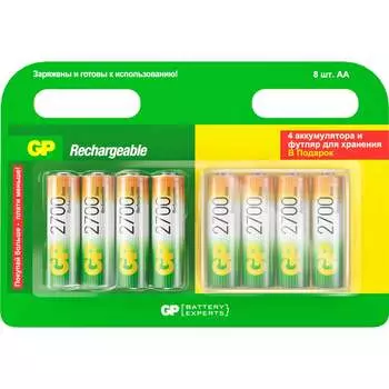 Перезаряжаемые аккумуляторы GP