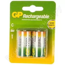 Перезаряжаемые аккумуляторы GP 220CHC 220CH-2CR2 12/120