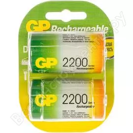 Перезаряжаемые аккумуляторы GP 220DHC 220DH-2CR2 12/72
