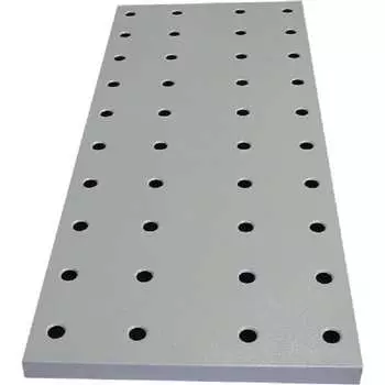 Перфорированная полка ООО ФУРАМА СТФ 700x600 мм, серая СТФ-П7.6п