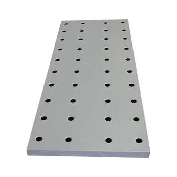 Перфорированная полка ООО ФУРАМА СТФ 700x500 мм, серая СТФ-П7.5п