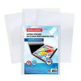 Перфорированные папки-файлы BRAUBERG EXTRA 900 229670
