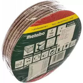 Перфорированные шлифкруги (25 шт., 150 мм, р60) metabo 624020000