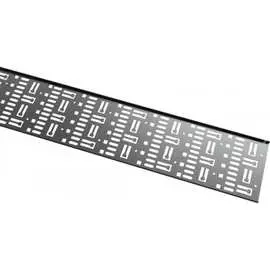 Перфорированный вертикальный кабельный организатор-лоток Hyperline