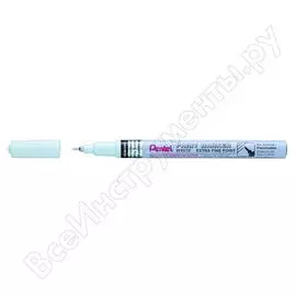Перманентный маркер pentel paint белый 0.6 мм mfp10-w