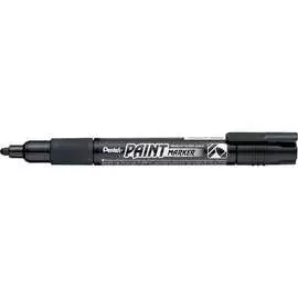 Перманентный маркер pentel paint черный, 4.6 мм mmp20-a