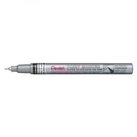 Перманентный маркер pentel paint серебряный, 0.6 мм mfp10-z
