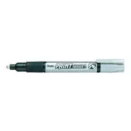 Перманентный маркер pentel paint серебряный, 4.6 мм mmp20-z