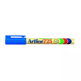 Перманентный маркер с тонким наконечником artline 0,4 мм 725, синий ek725-304
