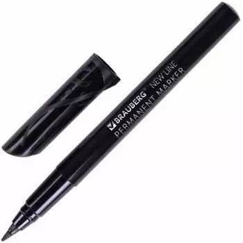 Перманентный нестираемый маркер BRAUBERG NEW LINE 152209