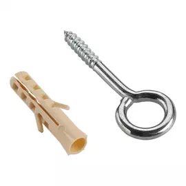 Петля-шуруп ЕВРОПАРТНЕР L16 х d3,5 x O6 мм 2 шт. 13 7648 1