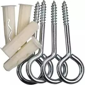 Петля-шуруп ЕВРОПАРТНЕР L30 x d4,1 х O9,6 6 шт. MP 302 17