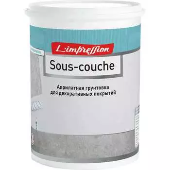 Пигментированная грунтовка для декоративных покрытий L'impression Sous-couche 68G2MCMEP1