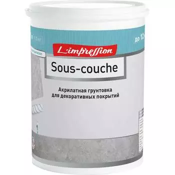 Пигментированная грунтовка для декоративных покрытий L'impression Sous-couche Z9F2L61AX6