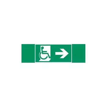 Пиктограмма для аварийно-эвакуационного светильника basic ip65 VARTON V5-EM02-60.002.030