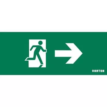 Пиктограмма для аварийно-эвакуационного светильника ip20 VARTON V1-R0-70354-21A01-2014