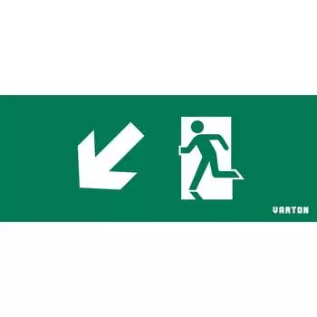 Пиктограмма для аварийно-эвакуационного светильника ip20 VARTON V1-R0-70354-21A01-2019