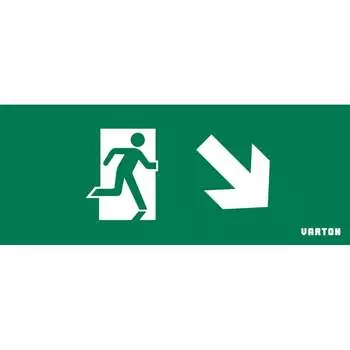 Пиктограмма для аварийно-эвакуационного светильника ip20 VARTON V1-R0-70354-21A01-2011