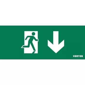 Пиктограмма для аварийно-эвакуационного светильника ip20 VARTON V1-R0-70354-21A01-2009
