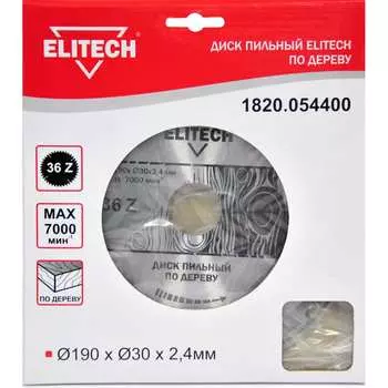 Пильный диск Elitech 1820.054400