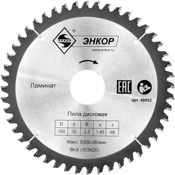 Пильный диск Энкор