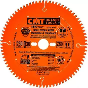 Пильный диск по алюминию CMT NEG -6 276.250.80M