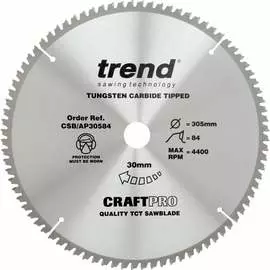 Пильный диск по алюминию и пластику Trend CSB/AP30584