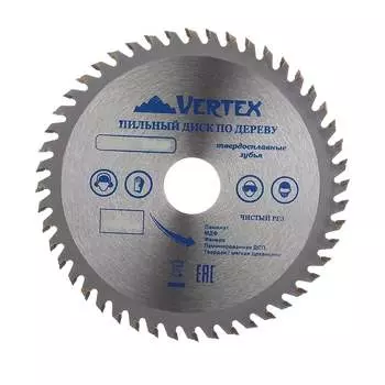 Пильный диск по дереву vertextools 165-24-32