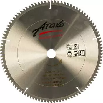 Пильный диск по ламинату и дсп АТАКА 8078300
