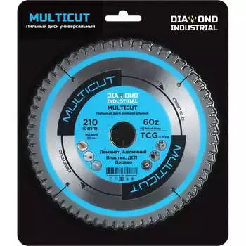 Пильный диск по мультиматериалам Diamond Industrial Multicut DIDM210Z60