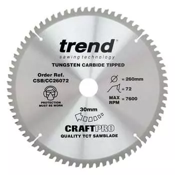 Пильный диск Trend CSB/CC26072