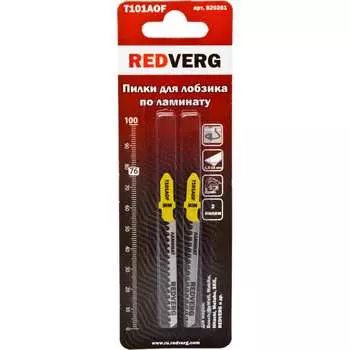 Пилка для лобзика по ламинату REDVERG Пилки по другим материалам 820281 6623557