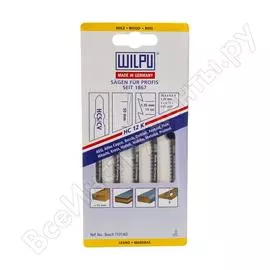 Пилка для дерева, фанеры, панелей с покрыт. до 15мм WILPU 211300005