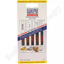 Пилка для ламината, паркета, ДСП, плит с пласт.покрытием WILPU 210600005