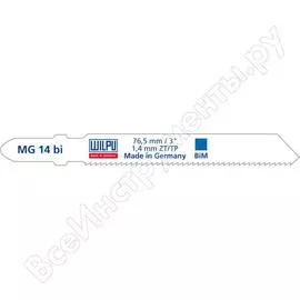 Пилка для стали и нерж.стали от 1,5 до 2,2мм WILPU 258100005