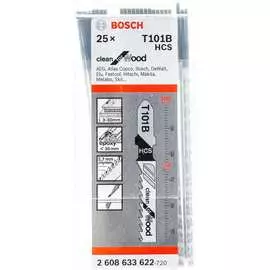 Пилки для лобзика по дереву Bosch