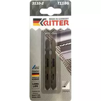 Пилки для лобзиков по стали RITTER Eco Т118G PS17131182