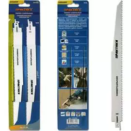 Пилки для сабельной пилы по дереву, металлу, пластику ПРАКТИКА 773-576