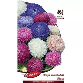 Пионовидная астра семена Агрони МИКС 5381