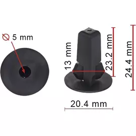 Закладной пистон заднего брызговика AVERS