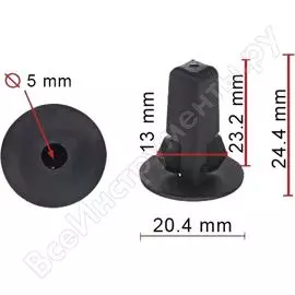 Пистон заднего брызговика avers закладной 50 шт. 9018906157-50