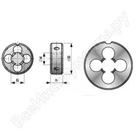 Плашка Bucovice Tools 242380