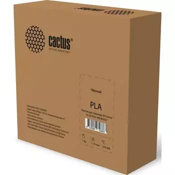 Пластик для принтера Cactus CS-3D-PLA-1KG-BLACK 1974199