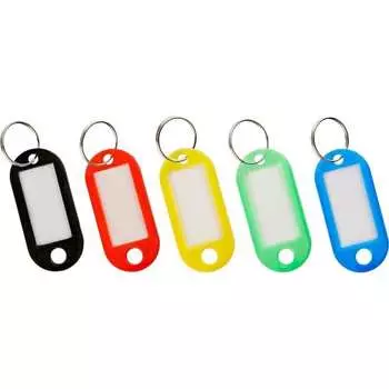 Пластиковая бирки для ключей ООО Комус 330465