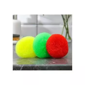 Пластиковая губка Доляна Бублик 650659